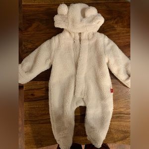 Newborn fleece bear suit